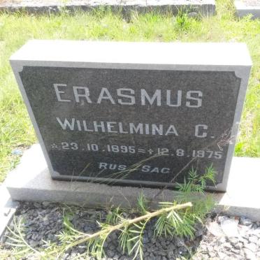 ERASMUS Wilhelmina C. 1895-1975