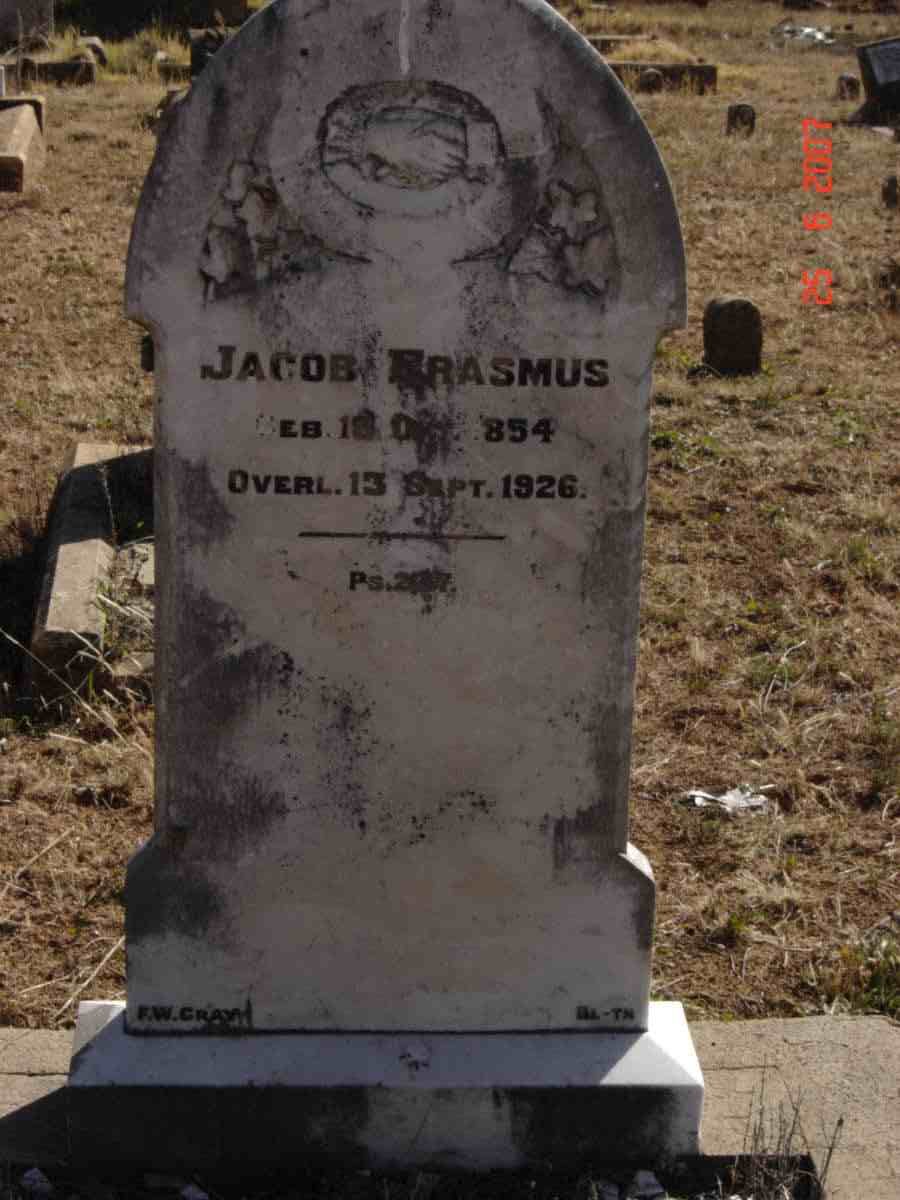 ERASMUS Jacob 1854-1926