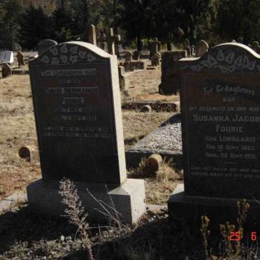 FOURIE David Hermanus 1860-1938 &amp; Susanna Jacoba LOMBAARD 1863-1931