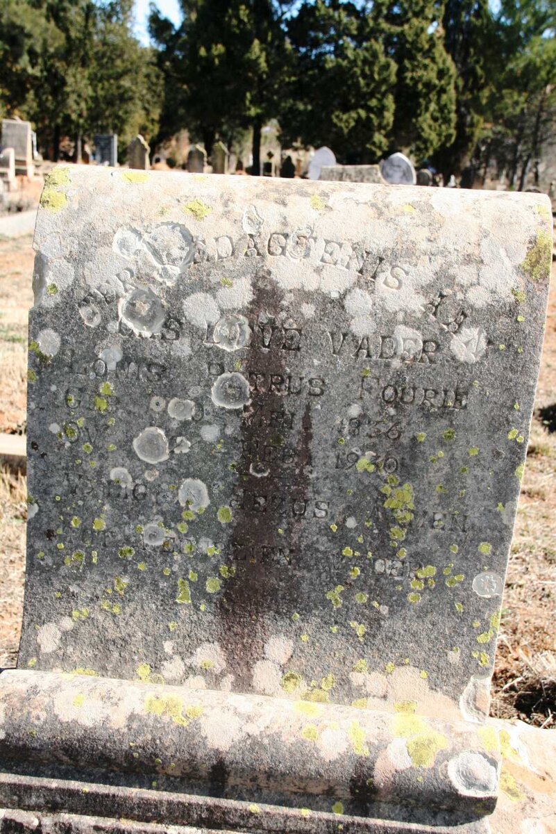 FOURIE Louis Petrus 1836-1930