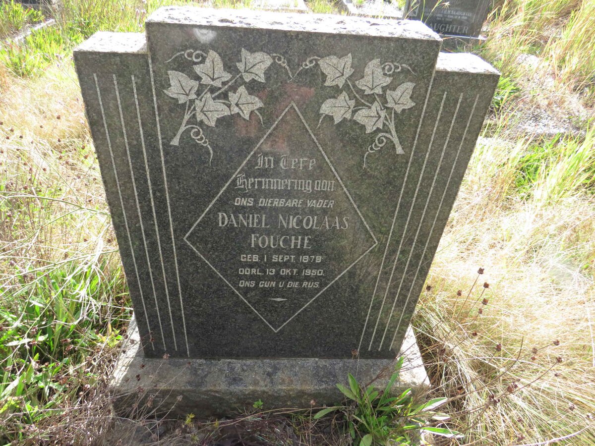 FOUCHE Daniel Nicolaas 1879-1950