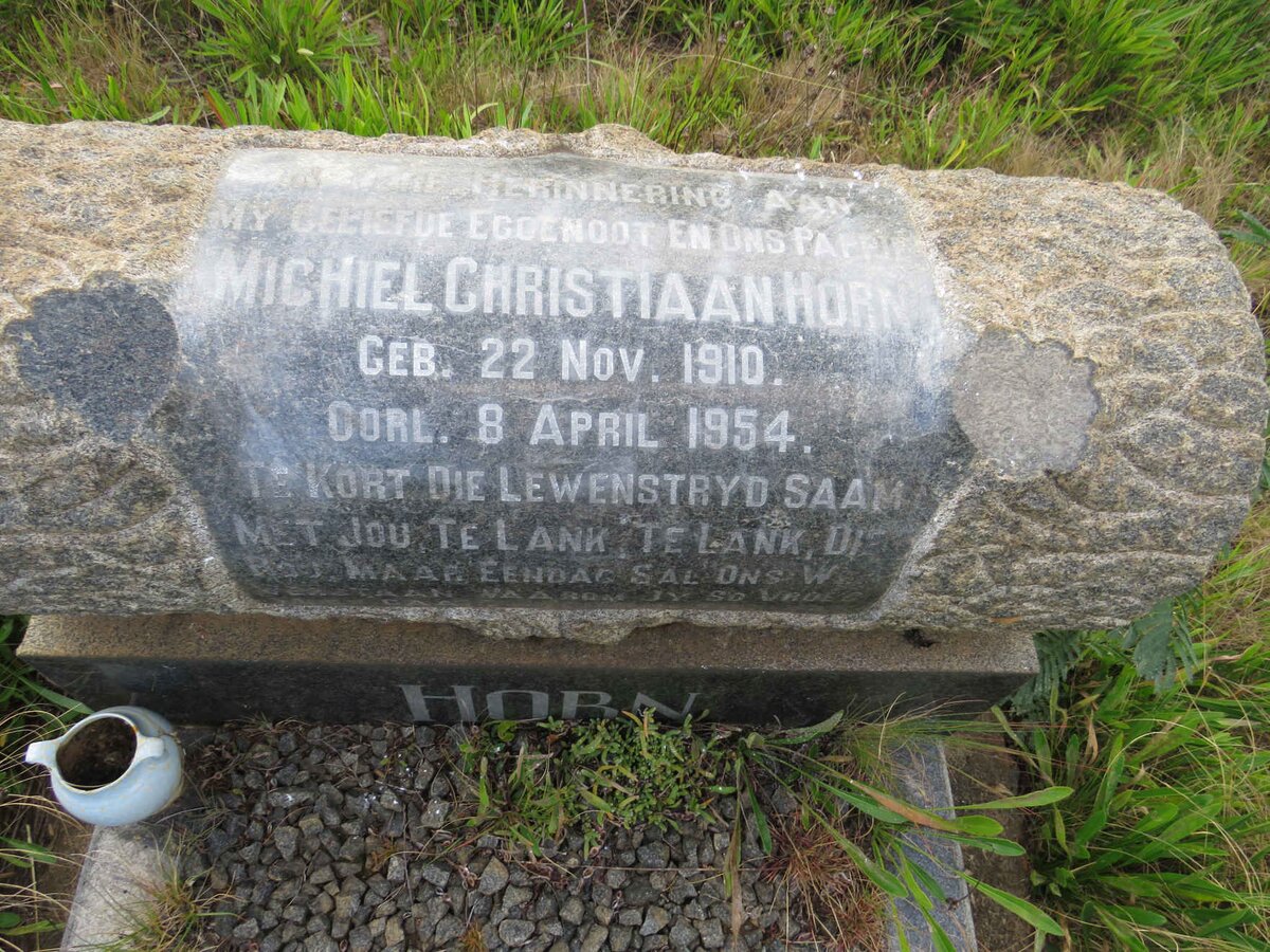 HORN Michiel Christiaan 1910-1954