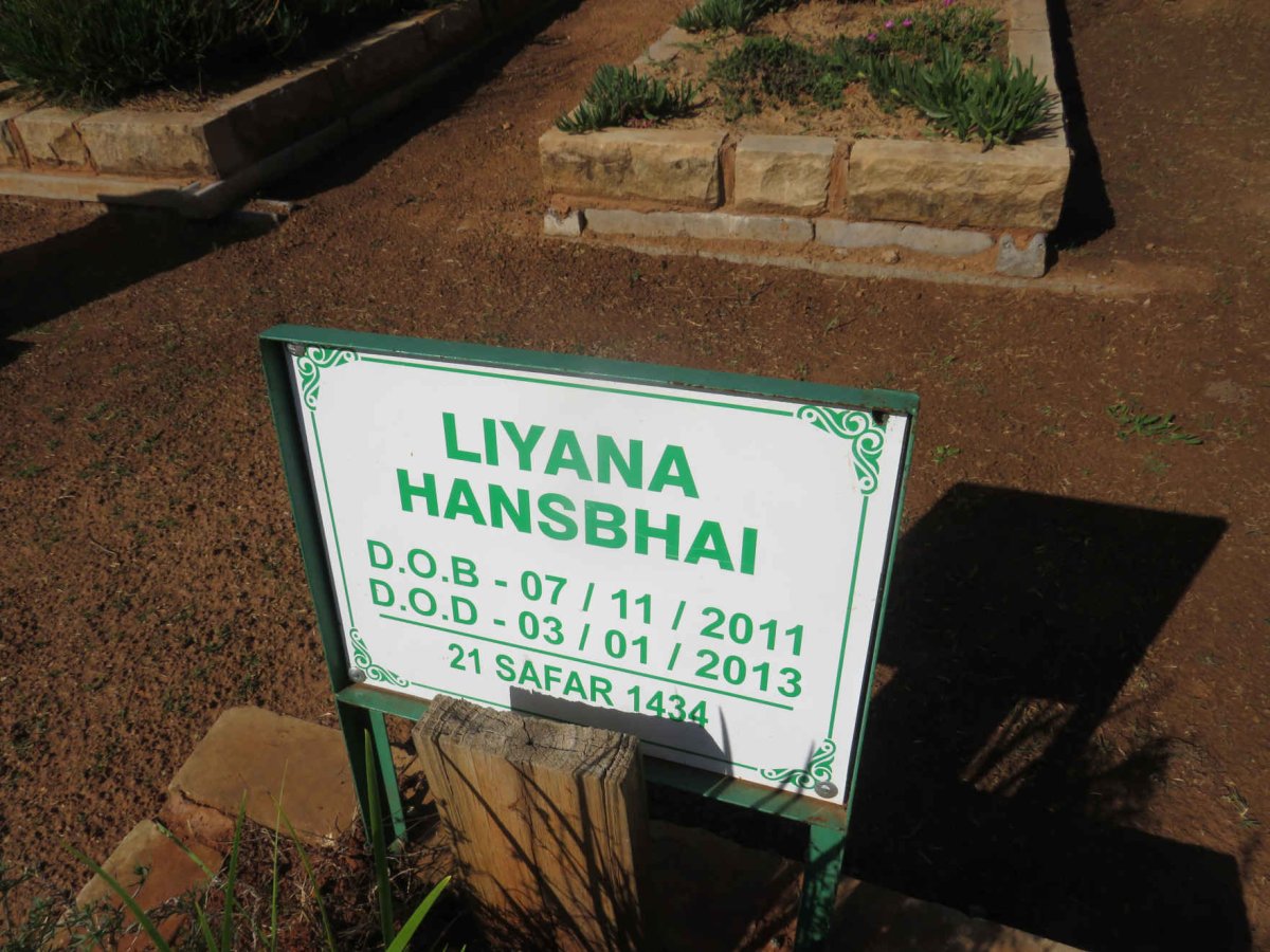 HANSBHAI Liyana 2011-2013