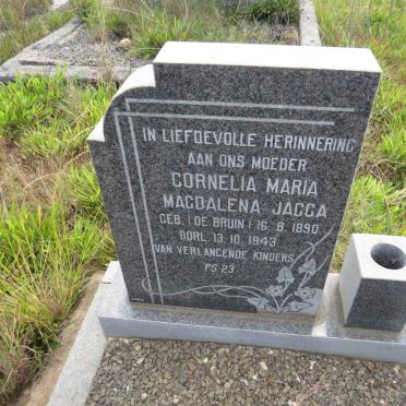 JAGGA Cornelia Maria Magdalena nee DE BRUIN 1890-1943