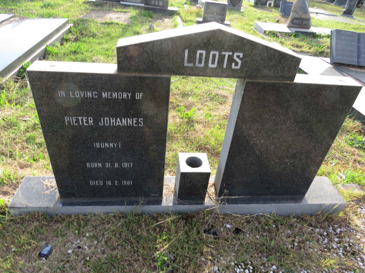 LOOTS Pieter Johannes 1917-1981