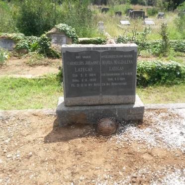 LATEGAN Cornelius Johannes 1884-19?8 &amp; Maria Magdalena