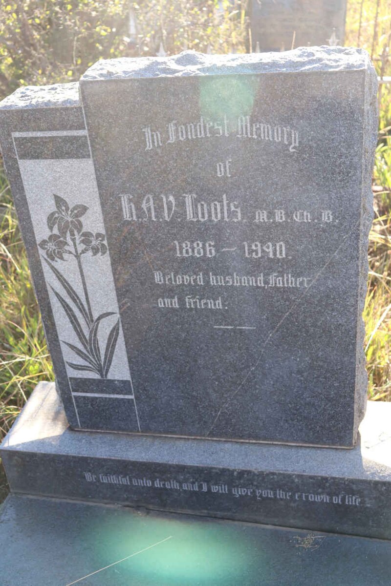 LOOTS H.A.V. 1886-1940