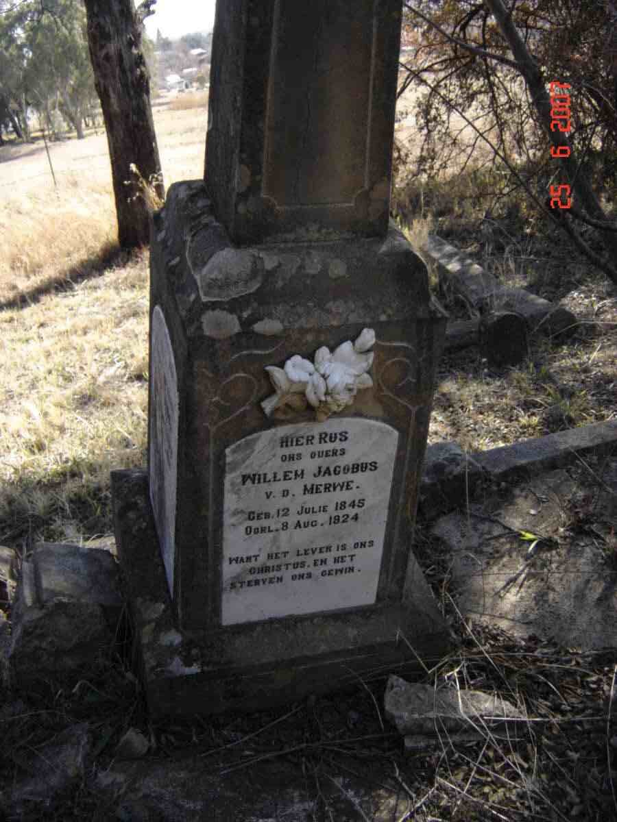 MERWE Willem Jacobus, v.d. 1845-1924
