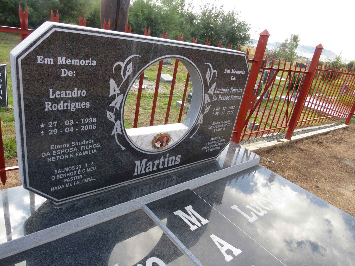 MARTINS Leandro Rodrigues 1938-2006 & Lucinda Texeira de Passos Ramos 1937-2017