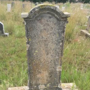 MULLER Johannes Christoffel 1865-1939