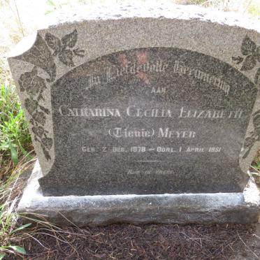 MEYER Catharina Cecilia Elizabeth 1878-1951