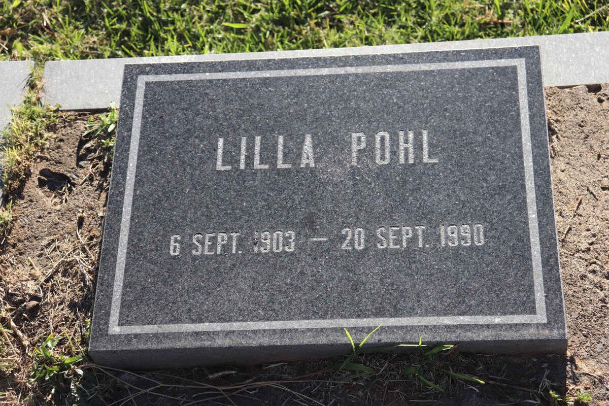 POHL Lilla 1903-1990