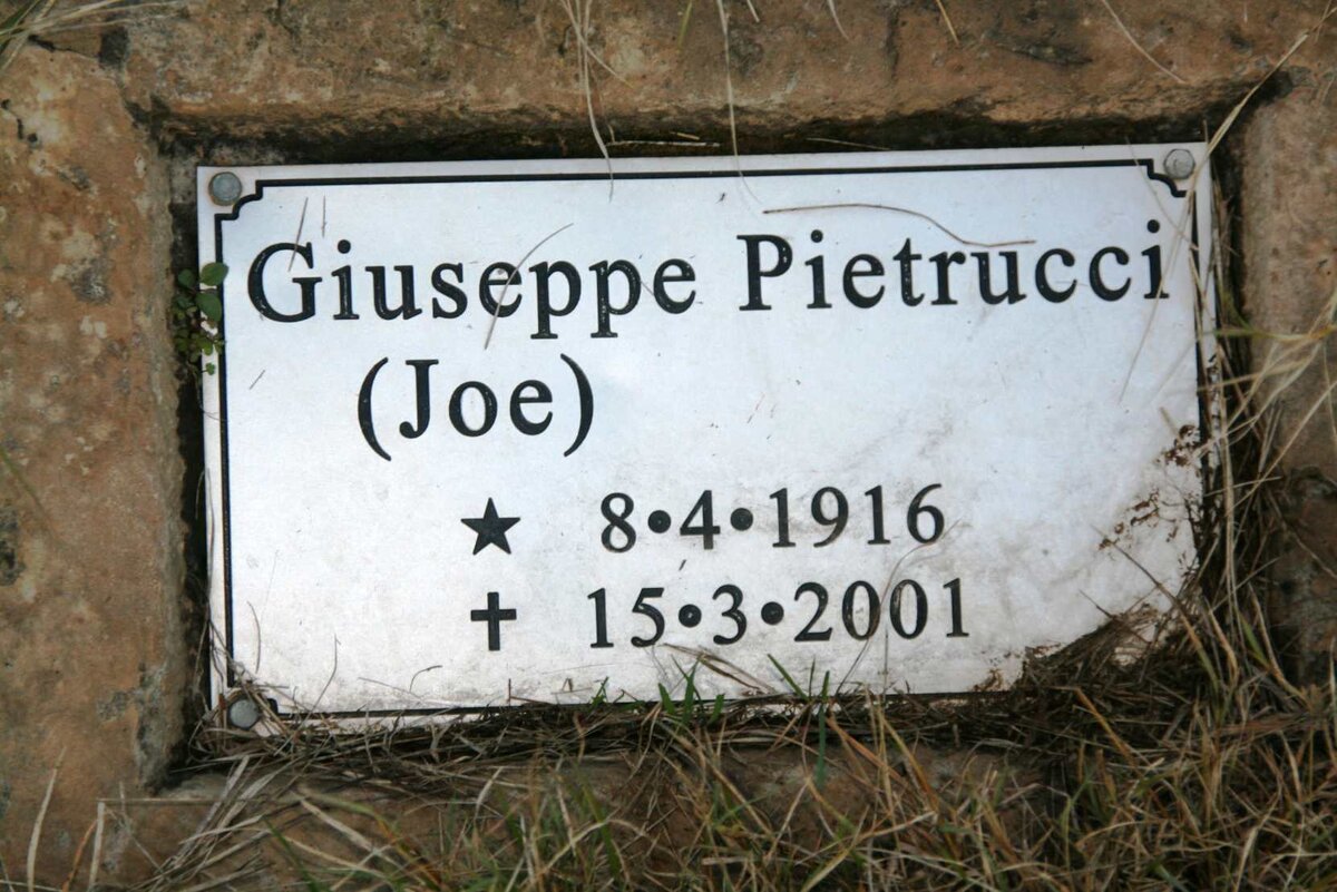 PIETRUCCI Giuseppe 1916-2001