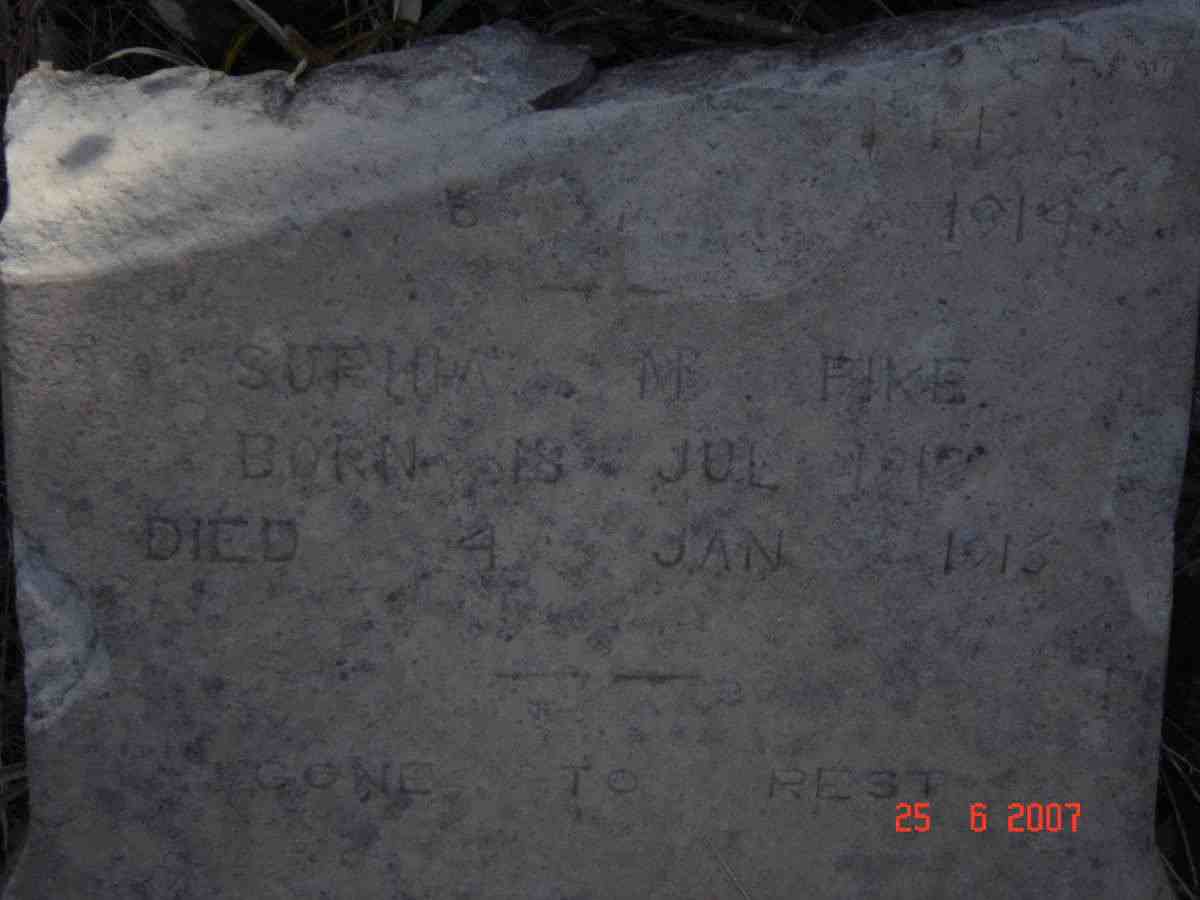 PIKE Sophia M. 1912-1915