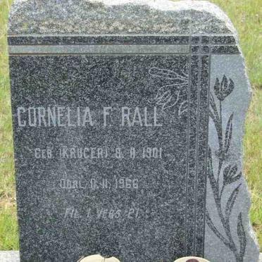 RALL Cornelia F. nee KRUGER 1901-1966