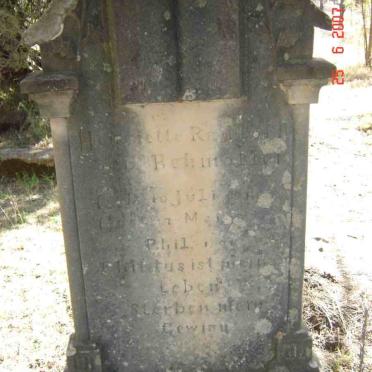 RADLOFF Henriette nee PEHMOLLER 18??-1891