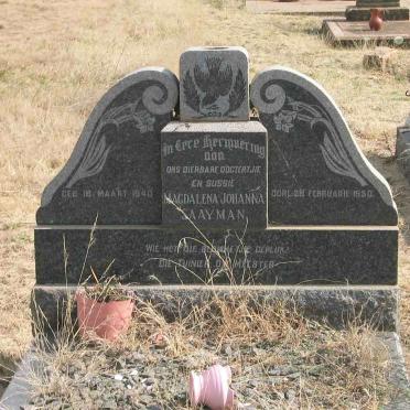 SAAYMAN Magdalena Johanna 1940-1950
