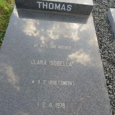 THOMAS Clara Isobella nee SMITH 1908-1979