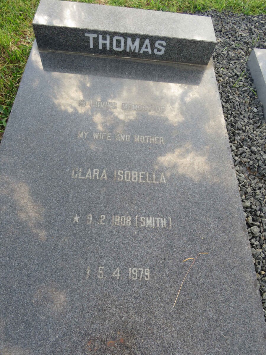 THOMAS Clara Isobella nee SMITH 1908-1979