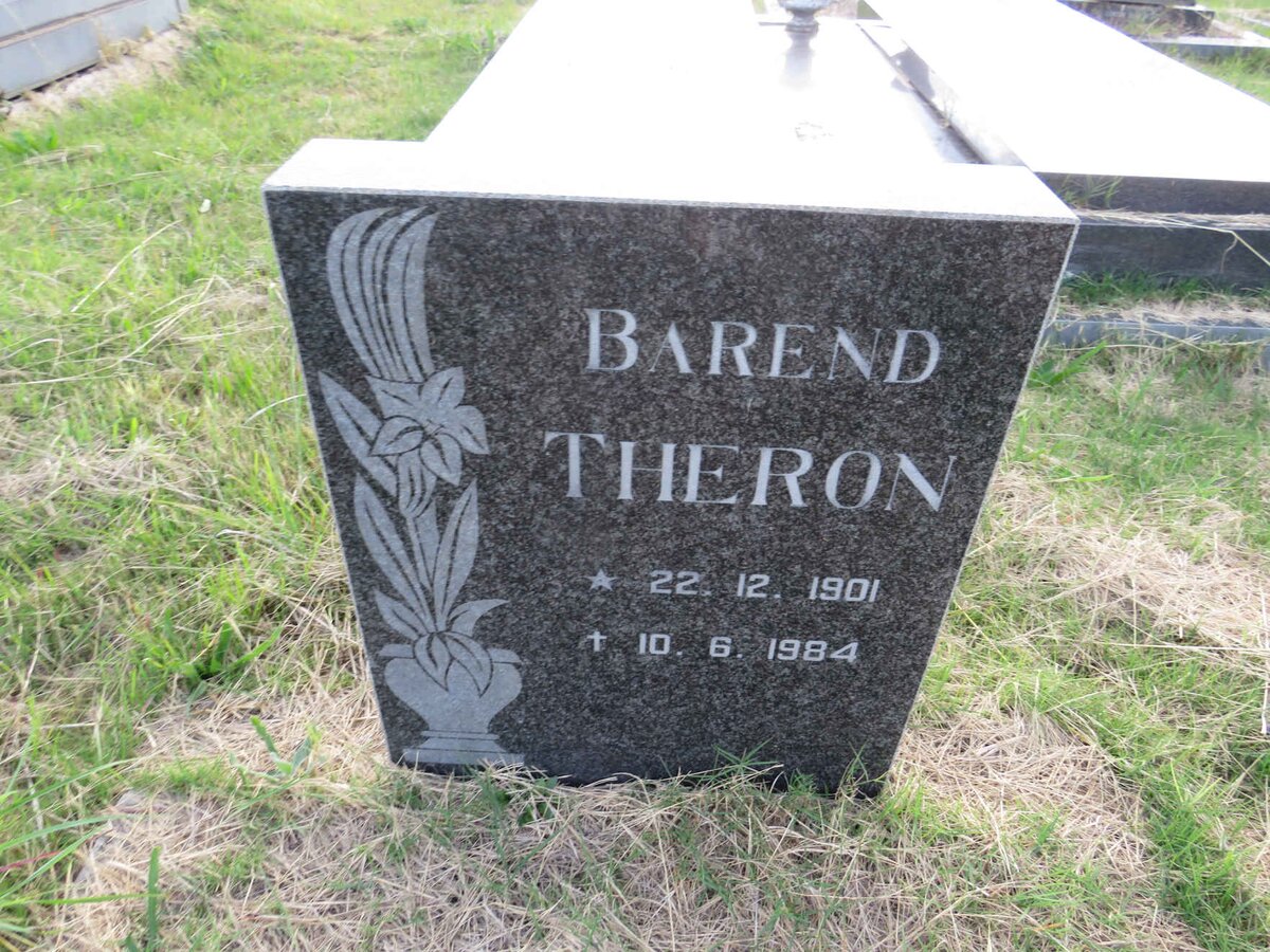 THERON Barend 1901-1984