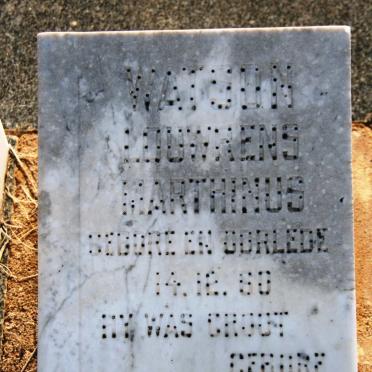 WATSON Louwrens Marthinus -1960