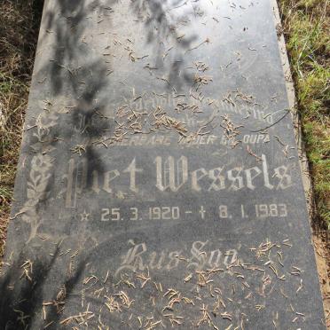 WESSELS Piet 1920-1983