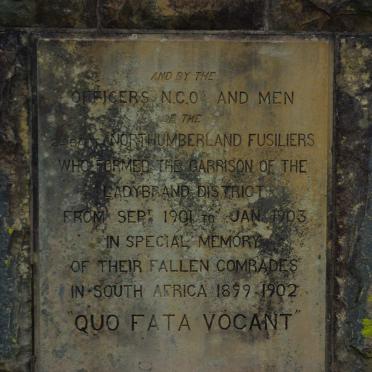 5. In Memory of the Northumberland Fusiliers