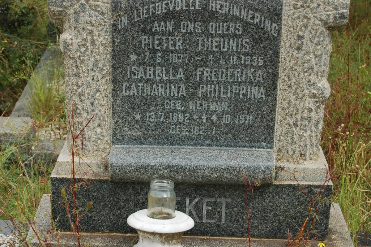 BEKET Pieter Theunis 1877-1935 &amp; Isabella Frederika Catharina Philippina HERMAN 1882-1971