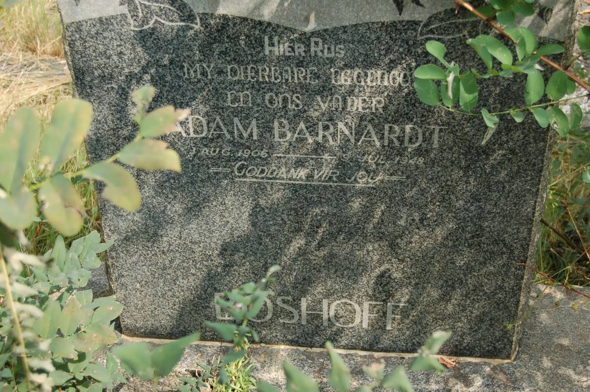 BOSHOFF Adam Barnardt 1906-1948