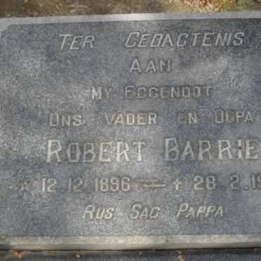 BARRIE Robert 1896-1974