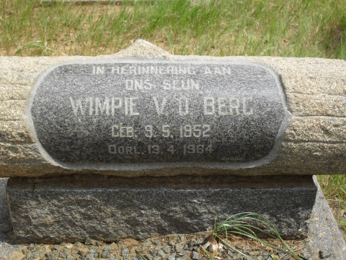 BERG Wimpie, v.d. 1952-1964