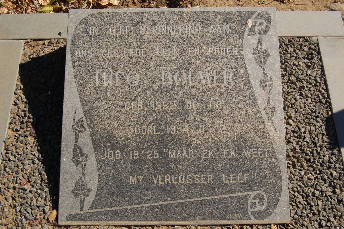 BOUWER Theo 1952-1994