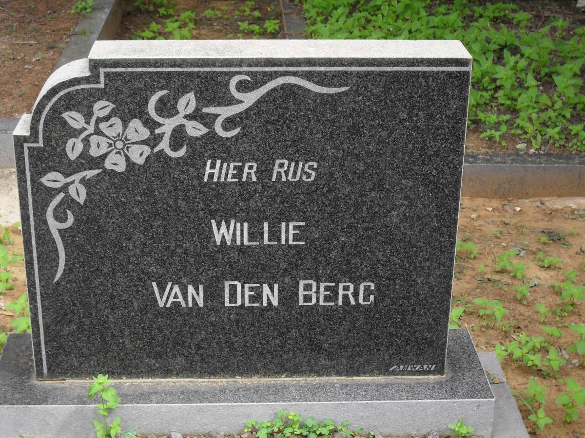 BERG Willie, van den