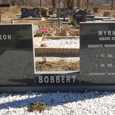BOBBERT Leon &amp; Myrna ROUX 1943-2005