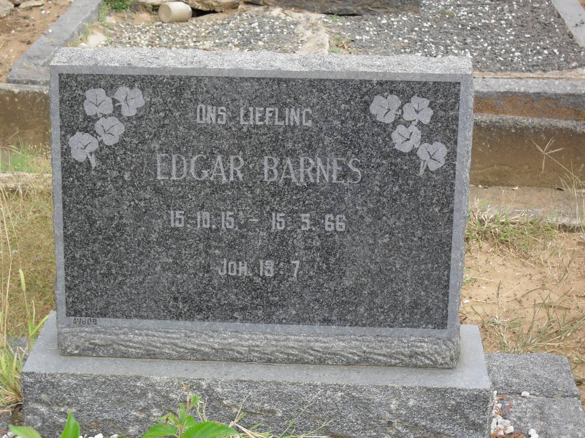 BARNES Edgar 1915-1966