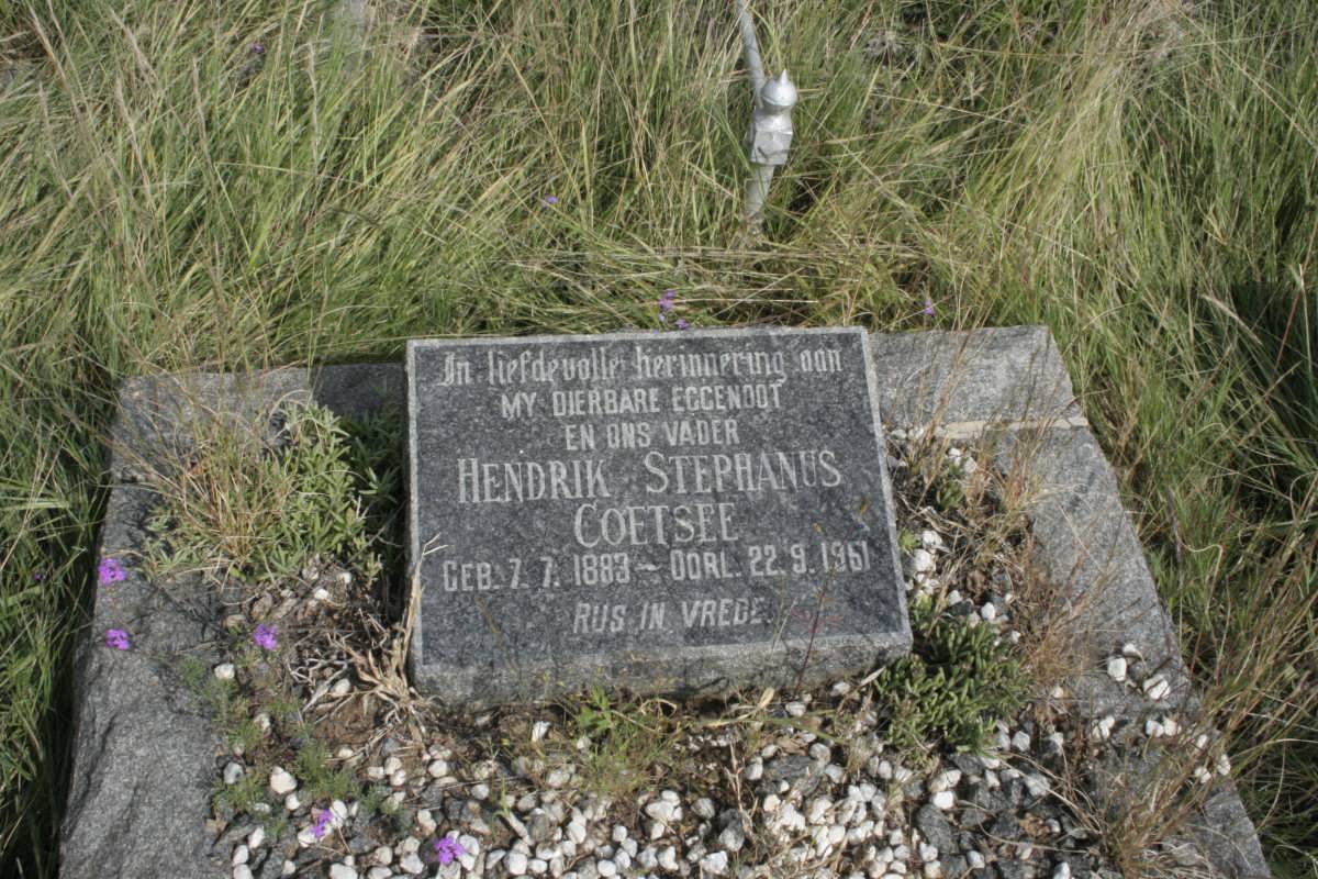 COETSEE Hendrik Stephanus 1883-1961