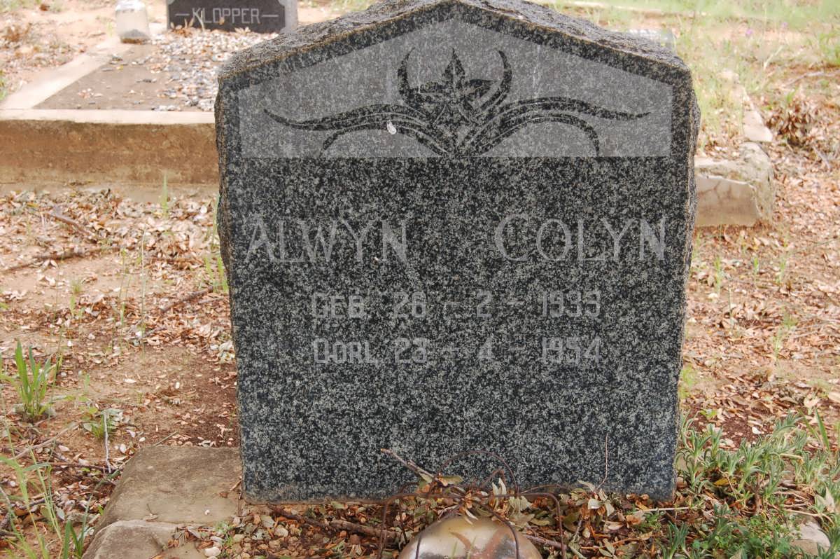 COLYN Alwyn 1935-1954