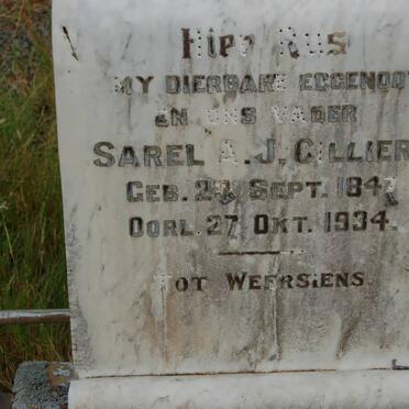 CILLIERS Sarel A.J. 1847-1934