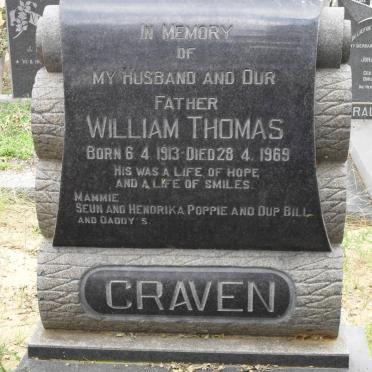CRAVEN William Thomas 1913-1969