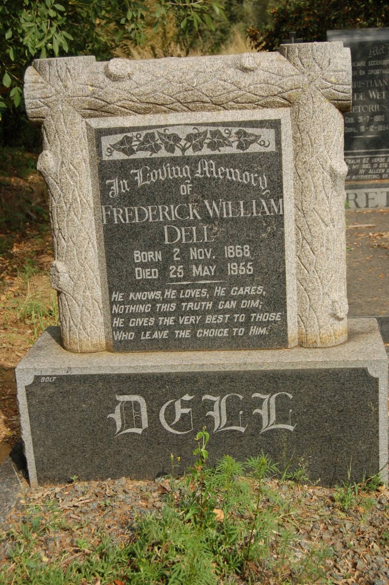 DELL Frederick William 1868-1955