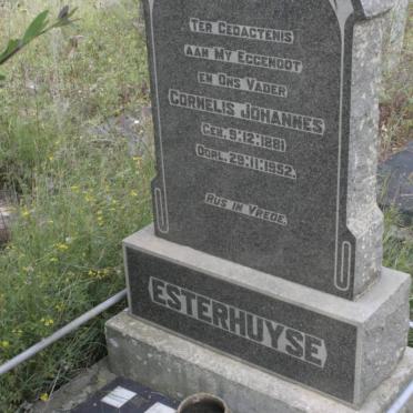 ESTERHUYSE Cornelis Johannes 1881-1952