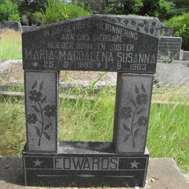 EDWARDS Maria Magdalena Susanna 1885-1963