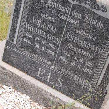 ELS Willem Wilhelmus 1881-1955 &amp; Johanna M.R. STEYN 1911-1988