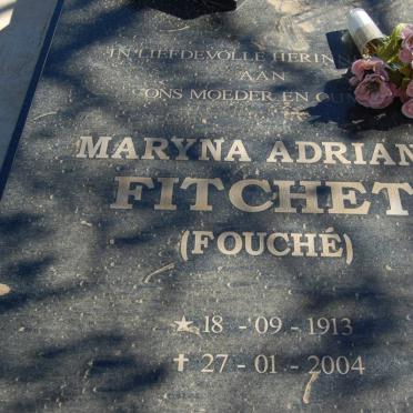 FITCHET Maryna Adriana nee FOUCHE 1913-2004