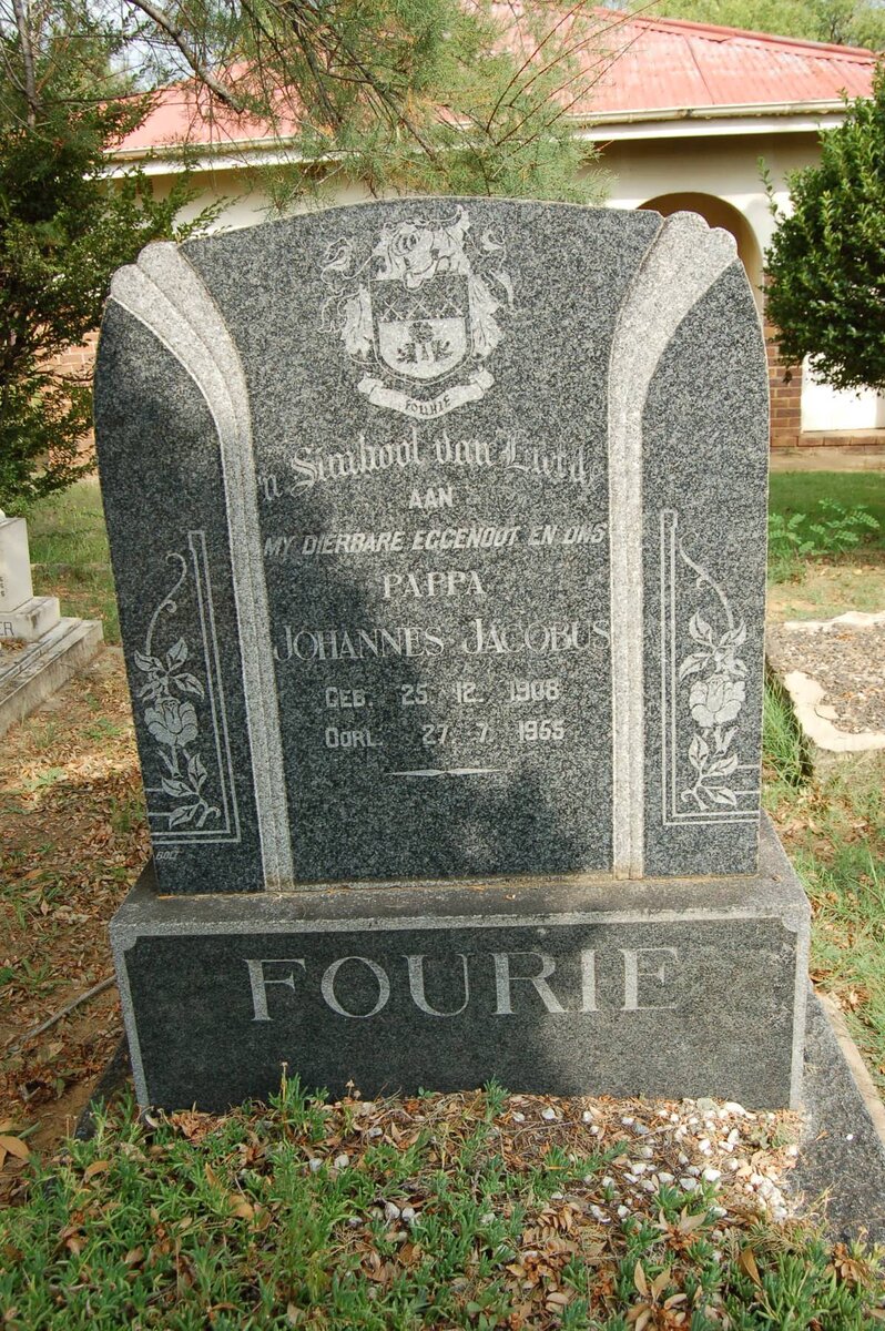 FOURIE Johannes Jacobus 1908-1955