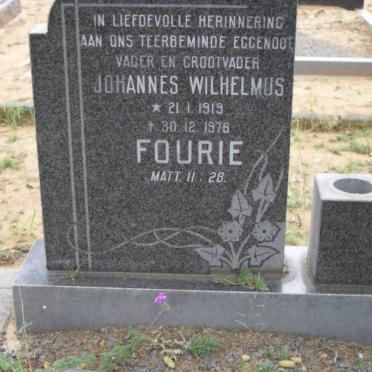 FOURIE Johannes Wilhelmus 1919-1976