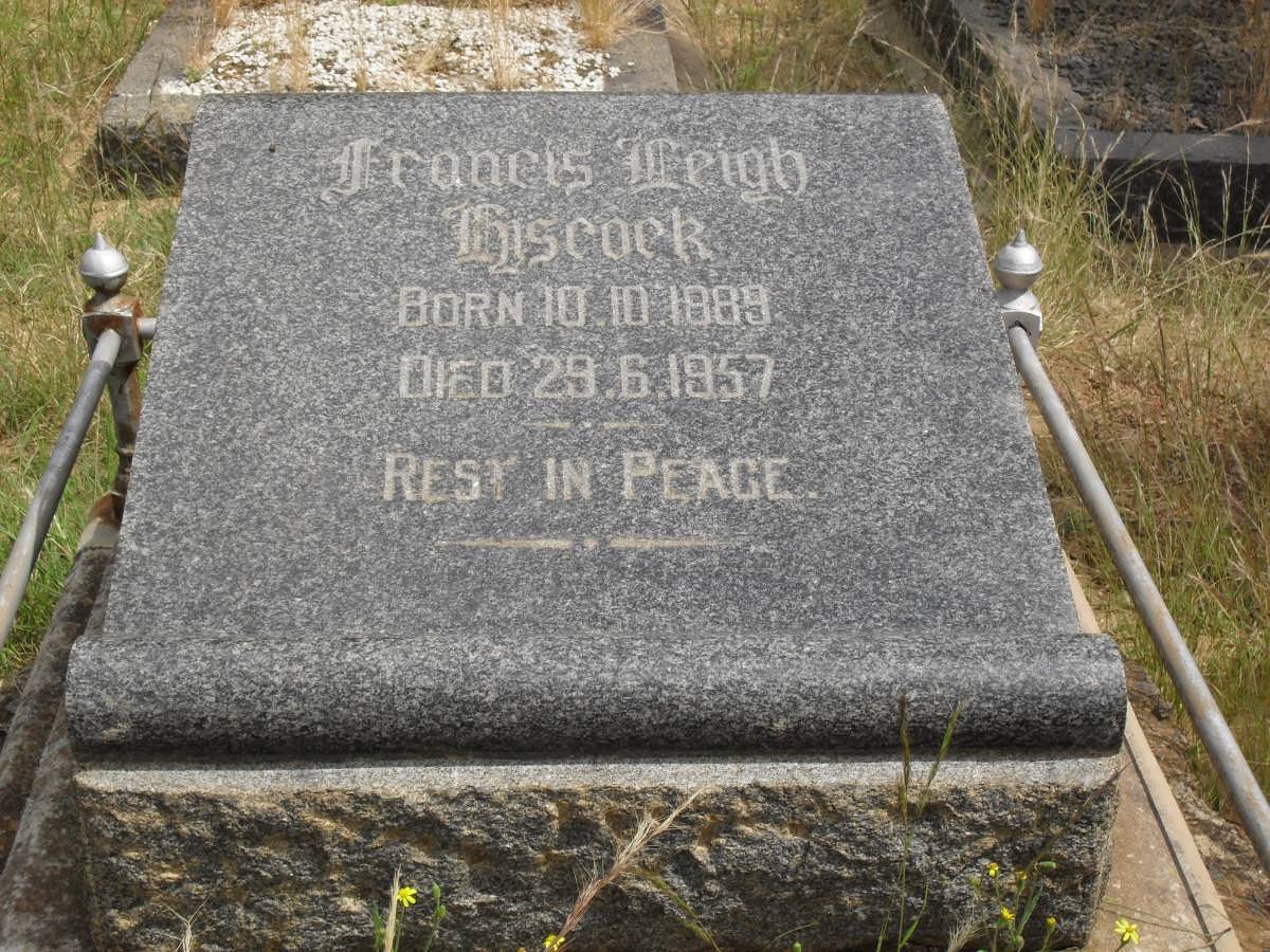 HISCOCK Francis Leigh 1889-1957