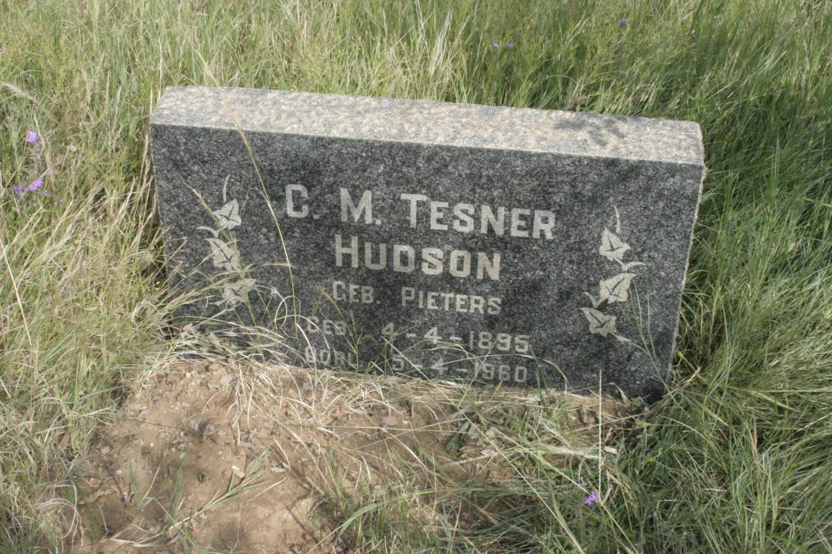 HUDSON C.M. Tesner nee PIETERS 1895-1960