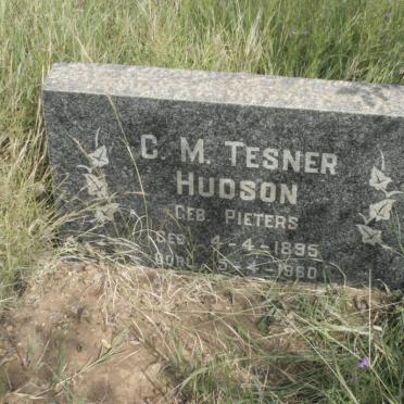 HUDSON C.M. Tesner nee PIETERS 1895-1960