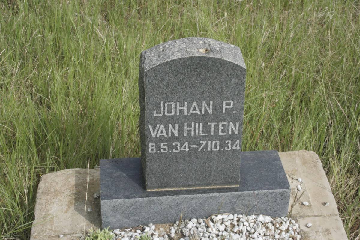 HILTEN Johan P., van 1934-1934